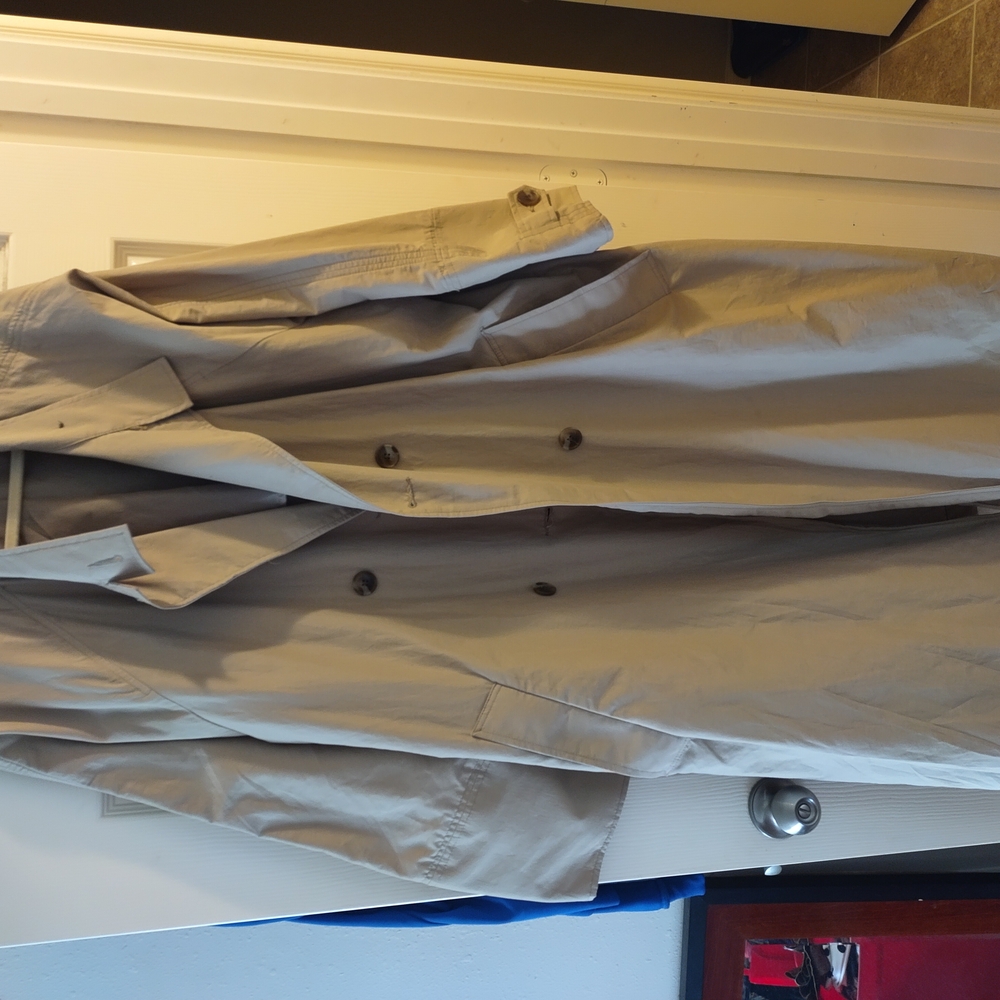 Womens'a Oversized Balloon Sleeve Tan Trench Coat